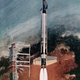 Artist’s concept of the X-20 launching on a modified Titan II. Note the oversized fins added to the launcher.